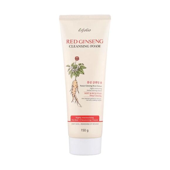 Esfolio Other - ESFOLIO Red Ginseng Cleansing Foam Korean Skincare Face Wash with Herbal Extract